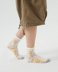 4-팩 키즈 코튼 앵클 양말 스트라이프 스토리 통기성 스트라이프 캐주얼