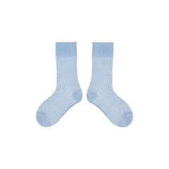 4-Pack Kids Cotton Crew Socks Colorful Mesh Casual