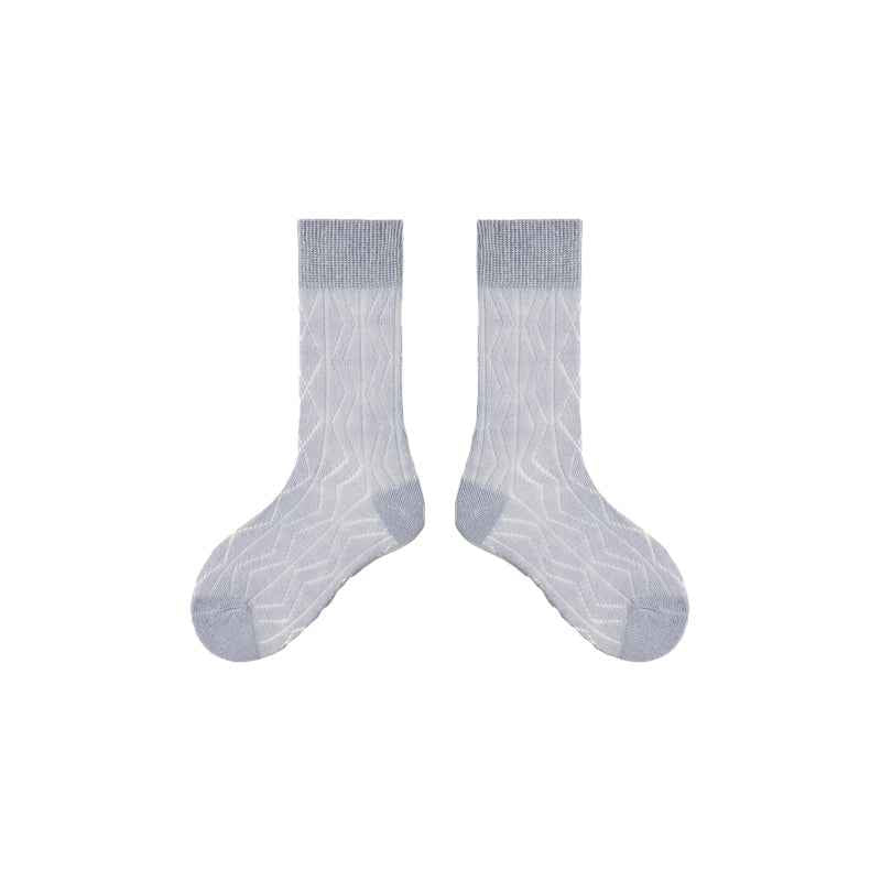 4-Pack Kids Cotton Crew Socks Colorful Mesh Casual