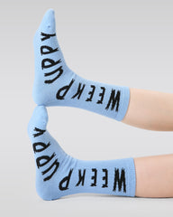 4 Pack Weekend Puppy Series Kids Socks Seamless Combed Cotton