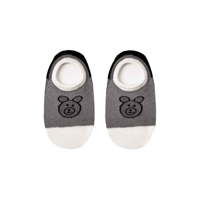 5-Pack Kids Cotton No Show Socks Baseball Cubs Letter Cute Casual