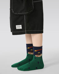 5-Pack Bear Orchard Terry Kids Socks Thick Warm Cotton Crew Socks