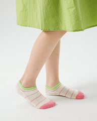 5-Pack Kids Cotton No Show Socks Cherry Bunny Letter Casual