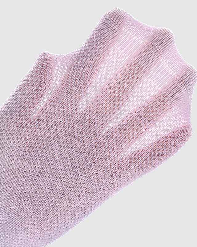 5-Pack Kids Cotton Ankle Socks Solid Color Mesh Casual