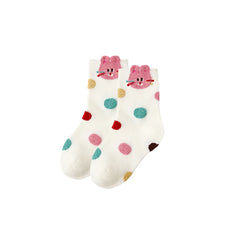 5-Pack Kids Cotton Ankle Socks Cute Bunny Bow Cute Casual