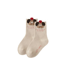 5-Pack Kids Cotton Ankle Socks Cute Bunny Bow Cute Casual