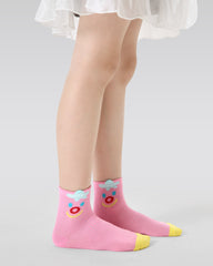 5-Pack Fleck Bunny Series Kids Cotton Socks Ankle Socks Thin Breathable Socks