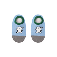 5-Pack Kids Cotton No Show Socks Magic Puppy Anti Slip Cute Casual