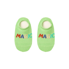 5-Pack Kids Cotton No Show Socks Magic Puppy Anti Slip Cute Casual