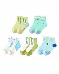 5組合運動中心系列兒童襪子棉質短筒男童襪子