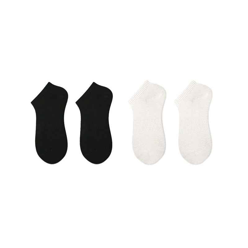 Unisex Couple Cotton No Show Socks Seamless Low Cut Soft Breathable Casual
