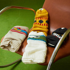 Women Retro Thermal Sock Covers Cozy Wool Knit Warm Cute Leg Warmers