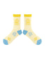 3-Pack Casual Versatile Cotton Crew Socks for Women Comfortable Cute Colorful - SWEET NANA