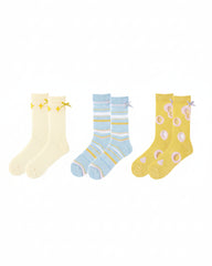 3-Pack Galaxy Series Women Breathable Cotton Socks Aesthetic Cute Casual Socks