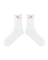 Sweet Dreams Series Women Crew Socks Design Fashion Cotton