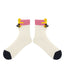 3-Pack Women Cotton Crew Socks Top Notch Cute Casual - SWEET NANA