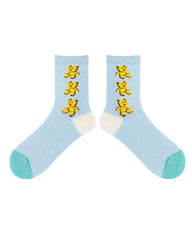 Women Cotton Crew Socks Top Notch Cute Casual