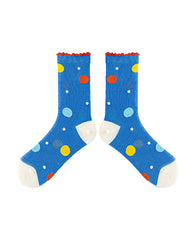Traffic Light Series Cute Socks Women Crew Cotton Comfort