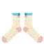 3-Pack Women Cotton Crew Socks Wild Rose Kawaii Cute Casual - SWEET NANA