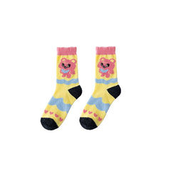 선물 박스 세트 여성용 보온 양말 리틀 몬스터 시리즈 두껍고 따뜻하며 부드럽고 포근한 양말