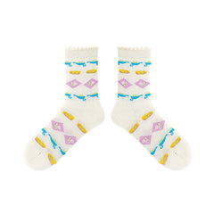 3-Pack Sweet Berries Series Women Cute Casual Crew Cotton Socks