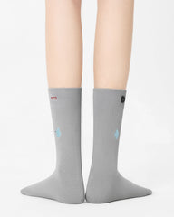 데일리 다용도 여성 양말 귀여운 동물 자수 면 크루 양말