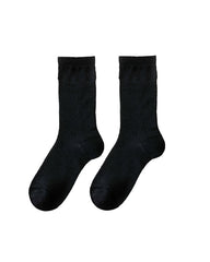 여성용 스위트 리본 프린트 루즈 삭스 크루 양말 통기성 메쉬 편안한 심리스