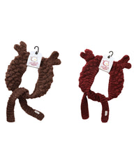 2-Pack Handmade Coral Velvet Earmuffs 3D Animal Ear Cute Warm Headwear