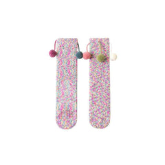 Sweetnana Cozy Women’s Crew Socks, Cute and Non-Slip Fuzzy Socks from the Fantasy Starry Sky Series, Thickened for Winter Comfort