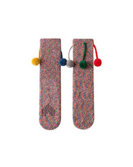 Sweetnana Cozy Women’s Crew Socks, Cute and Non-Slip Fuzzy Socks from the Fantasy Starry Sky Series, Thickened for Winter Comfort