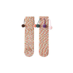 Sweetnana Cozy Women’s Crew Socks, Cute and Non-Slip Fuzzy Socks from the Fantasy Starry Sky Series, Thickened for Winter Comfort