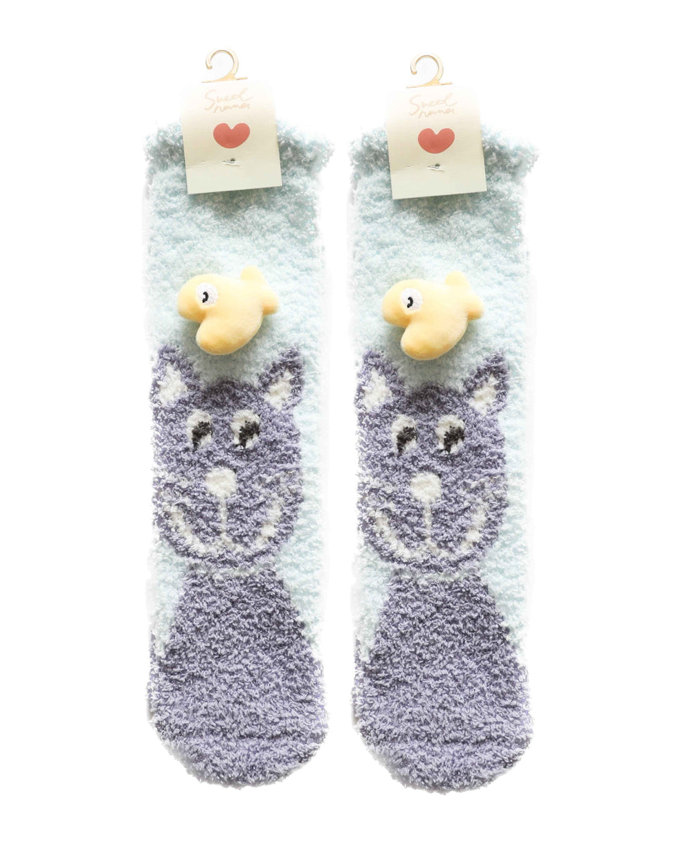 Adult Kids Crew Socks Cartoon Jacquard Series Cozy Thick Fuzzy Non Slip Socks