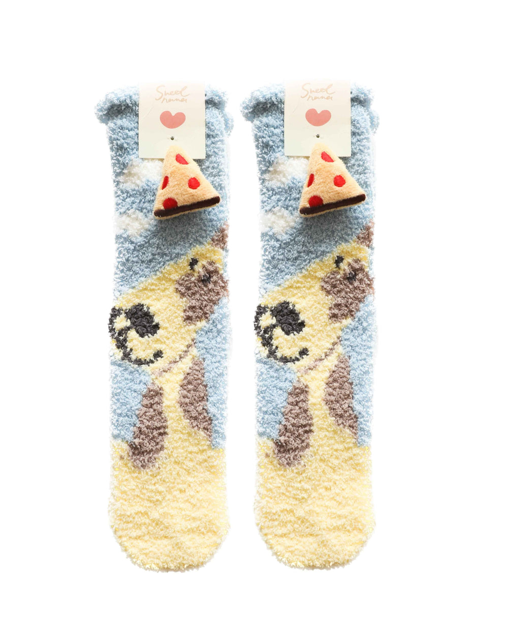 Adult Kids Crew Socks Cartoon Jacquard Series Cozy Thick Fuzzy Non Slip Socks