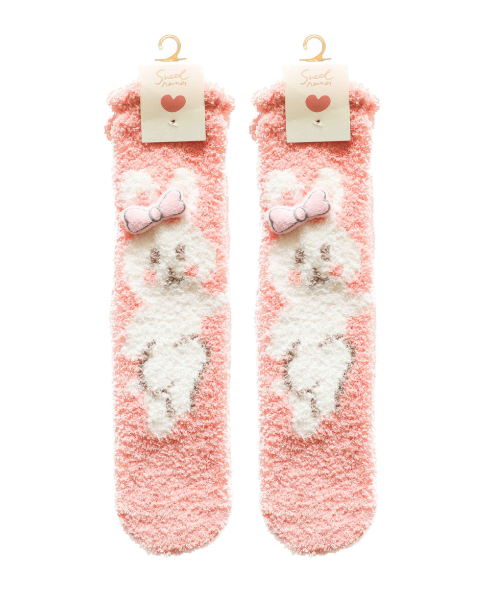 Adult Kids Crew Socks Cartoon Jacquard Series Cozy Thick Fuzzy Non Slip Socks