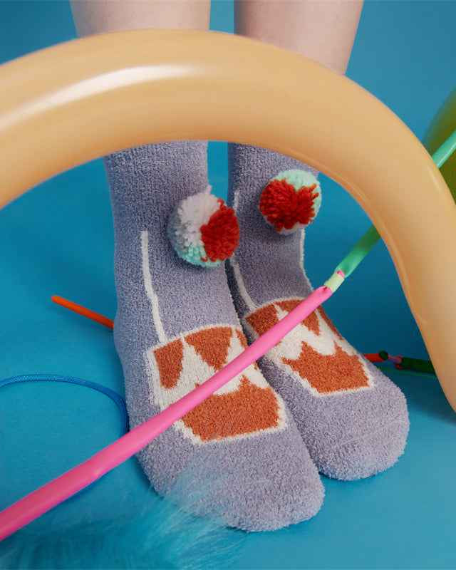 Sweetnana Cozy Cartoon Pattern Crew Socks for Women, Thickened Fuzzy Winter Stockings, Cute Tube Socks, Super Soft and Warm Women’s Cozy Socks for All-Day Comfort