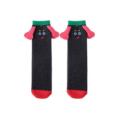 3-Pack Adults Kids Crew Socks Funny Big Ears Series Cute Fuzzy Thick Soft Cozy Socks