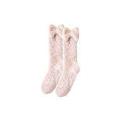 Sweetnana Cozy Knee High Socks for Women – Super Soft, Fuzzy, and Thickened Warm Socks, Perfect for Lounge Wear and Winter Stockings