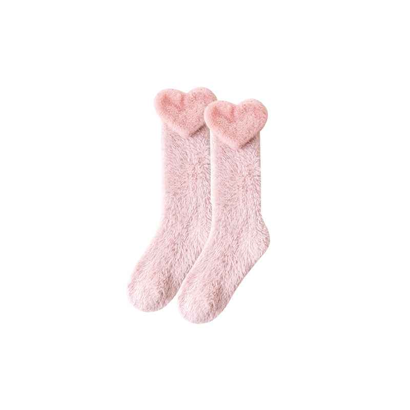 Sweetnana Cozy Knee High Socks for Women – Super Soft, Fuzzy, and Thickened Warm Socks, Perfect for Lounge Wear and Winter Stockings