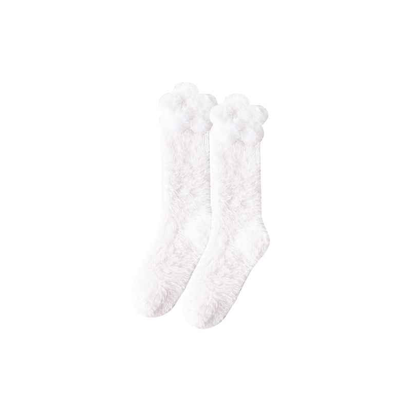 Sweetnana Cozy Knee High Socks for Women – Super Soft, Fuzzy, and Thickened Warm Socks, Perfect for Lounge Wear and Winter Stockings