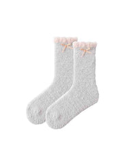Sweetnana Cozy Women's Crew Socks, Super Soft and Thickened Fuzzy Socks for Winter, Cute and Comfortable for Everyday Wear and Lounge