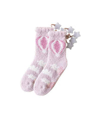 Sweetnana Cozy Crew Socks for Women – Fuzzy Super Soft Socks, Universe Space Series, Thickened and Non-Slip for Winter Stockings