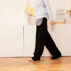 Sweetnana 2024 F/W solid color Japanese style home pants, Coral fleece fabric, thickened and warm, ankle banded pants, Comfortable fit and novel design, can be worn outside.