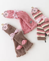 3パック レディース クルー ソックス ふわふわ もこもこ プラッシュ 厚手 暖かい 柔らかい 快適な ソックス