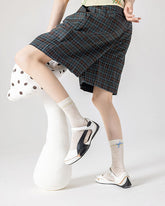 3パック レディース クルー 綿 ソックス 薄手 通気性 リボン付き エッセンシャル