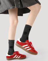 3 Pack Womens Crew Socks Cangshan Snow Series Mixed Design Soft