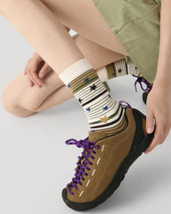 3 Pack Womens Crew Socks Waltz Melody Cute Animal Pattern