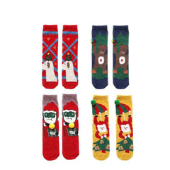 Gift Box Set Women Kids Crew Socks Christmas Cozy Thick Fuzzy Warm Soft Socks