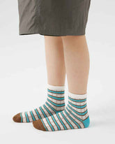 4-Pack Kids Cotton Ankle Socks Striped Story Breathable Stripe Casual
