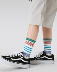 4-Pack Kids Crew Socks Combed Cotton Breathable Sweat-absorbent