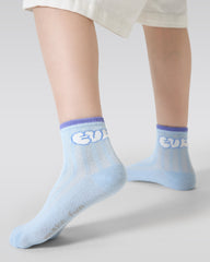 5-Pack Baseball Party Series Kids Mesh Socks Cartoon Cotton Socks